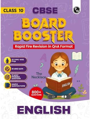 PW CBSE Class 10 Board Booster English Question Bank For 2026 Board ...