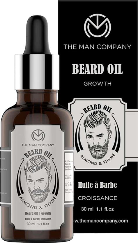 Buy THE MAN COMPANY BEARD GROWTH OIL WITH ALMOND & THYME FOR BEARD ...
