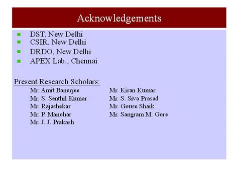 Acknowledgements