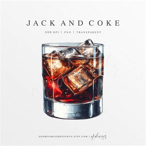 Jack and coke, Clip art, Signature drinks