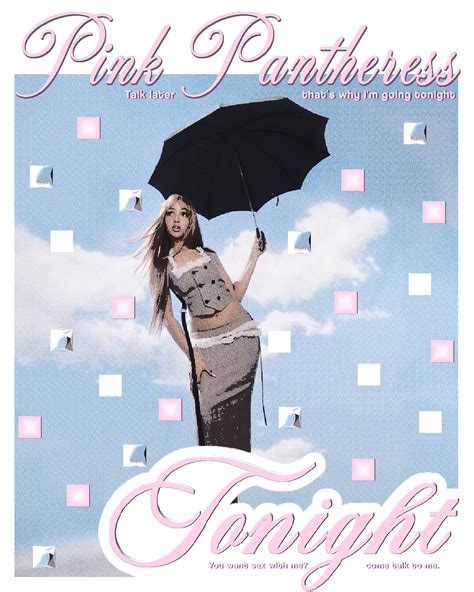 ⊹ ☾.‎˖ pink pantheress / tonight poster. in 2025 | Pastel poster, Cute ...