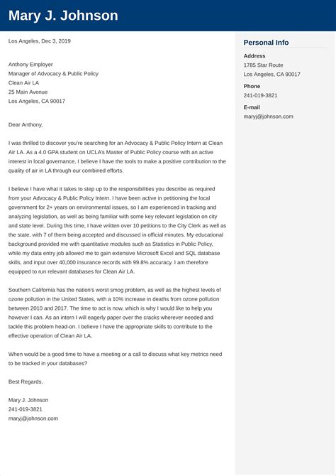 Non Profit Cover Letter—Sample for Non Profit Organization