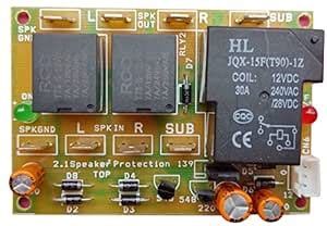 Chinmitha Solutions 2.1 Channel Home Theater Speaker Protection Board ...