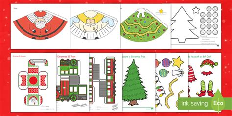 Printable Christmas Crafts PDF for Kids | Twinkl USA