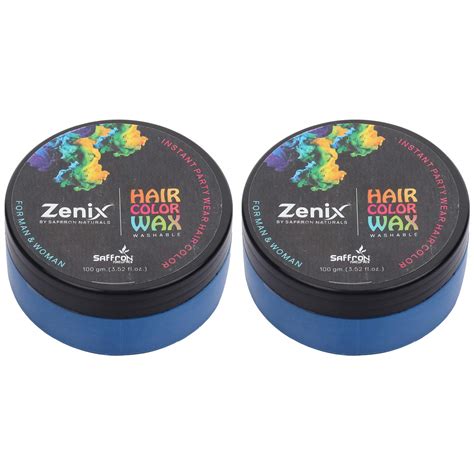 Zenix temporary hair color wax washable instant hair colour for man and ...
