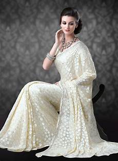 Wedding White Sarees by Designer Sarees Indian Wedding Saree Wedding White Sarees