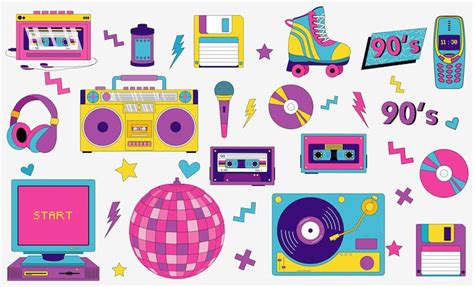 80s clipart Images - Free Download on Freepik