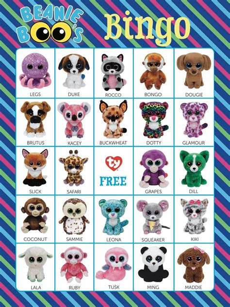 Beanie Boo Birthday Calendar - Printable Calendars AT A GLANCE