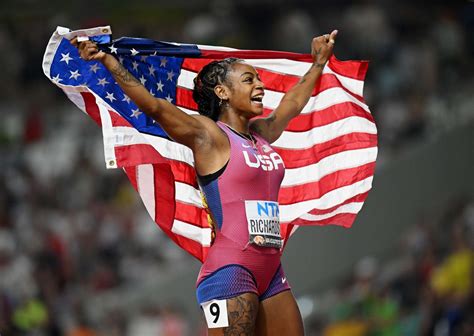 Sha'Carri Richardson sprints to world championship record with gold in ...