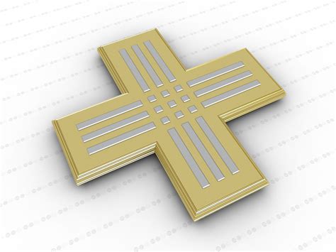 Cross 3D Model $3 - .dwg .3ds .fbx .max .unknown .obj .stl - Free3D