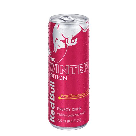 Single Food: Red Bull Winter Edition Pear Cinnamon Energy Drink, 8.4 fl ...