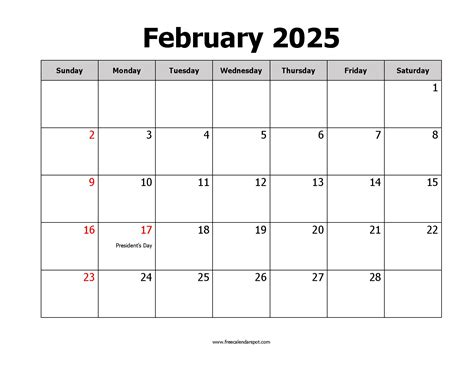 Free February 2026 Calendar Printable | PDF, Word