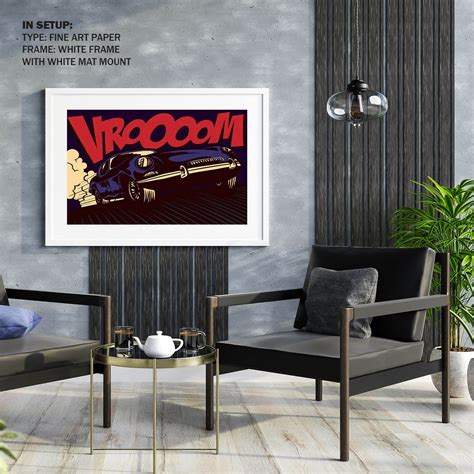 Buy Vroom Pop Art Painting & Art Print Online India at Best Price ...