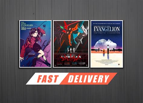 Neon Genesis Evangelion Posters - Anime Evangelion Poster Pr | Inspire ...