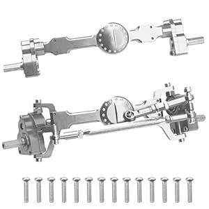 Buy Vgoohobby Aluminum Alloy Front Rear Portal Axle Upgrade Part ...