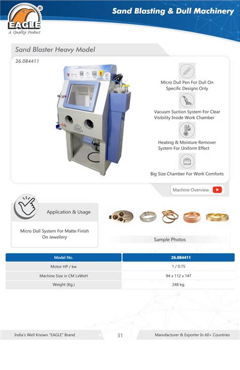 Bead Blaster and Sand Blaster Machine - Eagle Sand Blasting with Micro ...