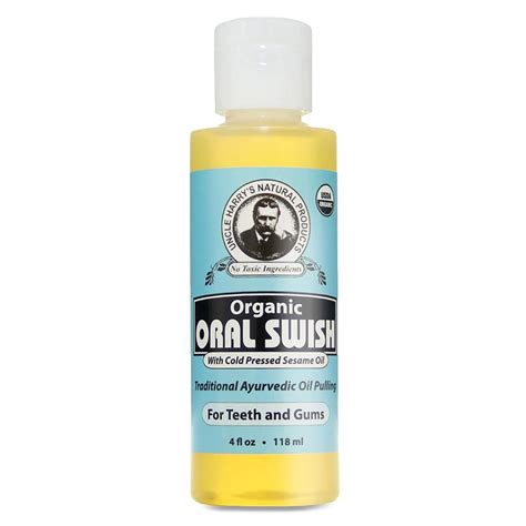 Buy Uncle Harry's Oral Swish for Ayurvedic Oil Pulling | Sesame Oil ...