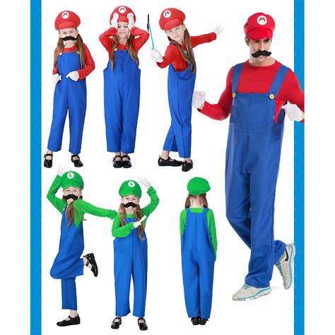 Buy The Super Mario Brothers Mens Mario Deluxe Costume Online at Lowest ...