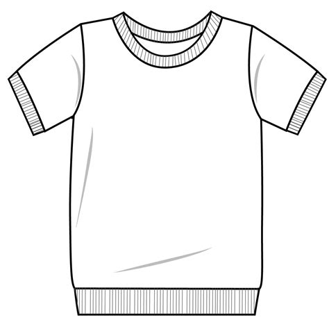 T Shirt Outline Vector at GetDrawings | Free download