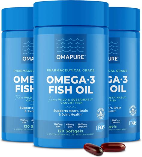 Amazon.com: Losoki Deep Sea Fish Oil - 1000 mg EPA & DHA, Omega-3 Fatty ...