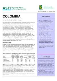 Colombia: ASTI Country Brief | ASTI