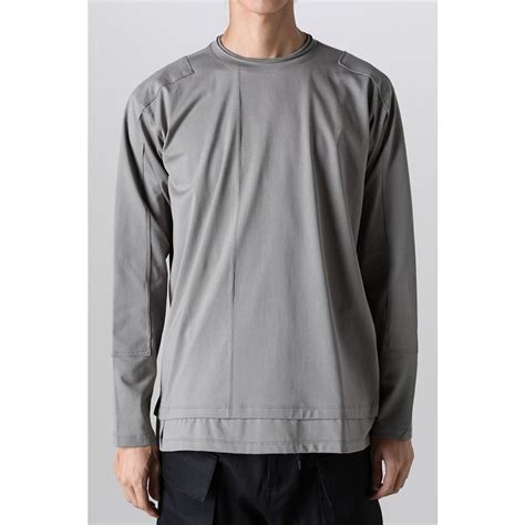 ザ ヴィリディアン The Viridi-anne Cotton Jersey L/S T-Shirt （Gray） -デザイナーズ ...