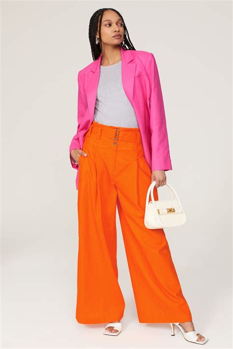 High Waist Pleated Pants by Eudon Choi x RTR | Rent the Runway