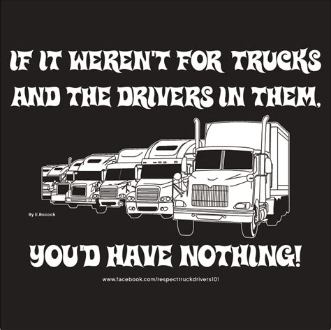respect truck drivers quotes