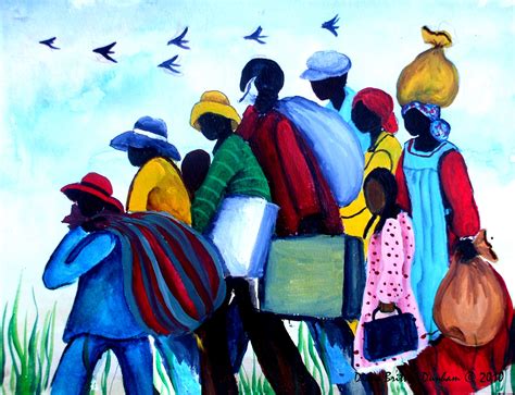 "Gwain North, The Great Migration" by Diane Britton Dunham | African american art, Art history ...