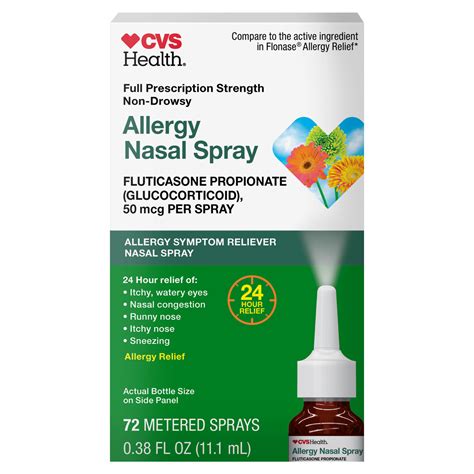 CVS Health Fluticasone Propionate Nasal Spray, USP 50mcg