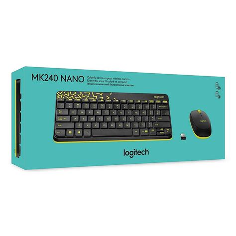 Keyboard And Mouse : Buy Logitech MK240 Nano Wireless Keyboard ...