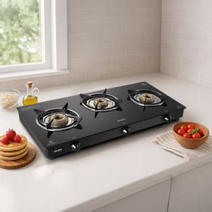 Glen LPG Rapid GT BLK ISI Glass Manual Gas Stove Price in India - Buy ...