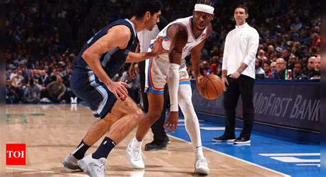 Surging Oklahoma City Thunder top slumping Memphis Grizzlies | NBA News ...