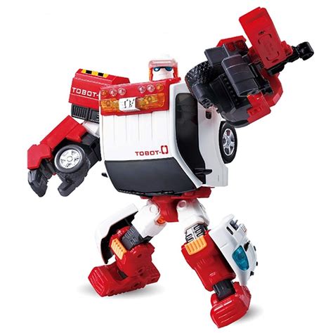 Buy YOUNG TOYS Tobot V Rescue Zero Transforming Robot Figure Toy for ...