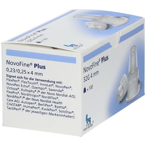 NovoFine® Plus 32 G 4 mm 100 St - Shop Apotheke