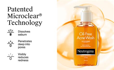 Buy Neutrogena Oil Free Acne Wash | 2% Salicylic Acid Deep Cleansing ...