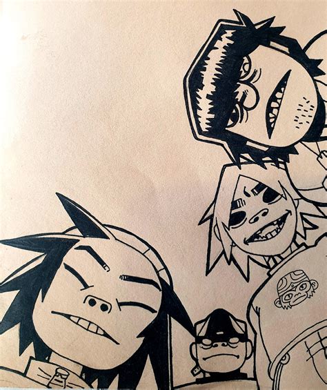 Pin by Belén González on dibujos in 2025 | Gorillaz art, Gorillaz art ...