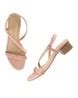 Buy Peach Heeled Sandals for Women by Metro Online | Ajio.com