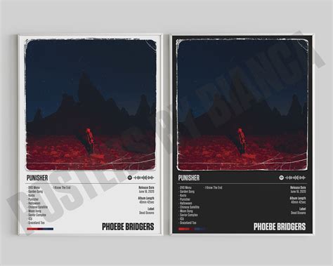 Phoebe Bridgers Poster | Punisher Poster | Punisher Tracklist | Album ...