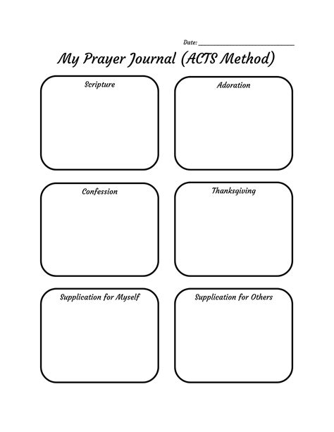 Prayer Journal Forms FREE Prayer Journal Printable Worksheets (For
