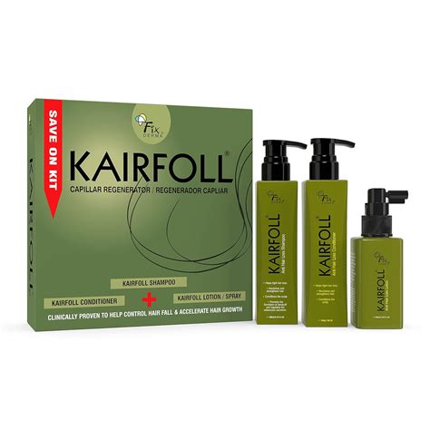 Buy Fixderma Kairfoll Hair Care Kit | Anti Hair Loss Shampoo 200ml ...