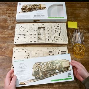 Buy UGears Steam Locomotive with Tender | 3D Puzzle Mechanical ...