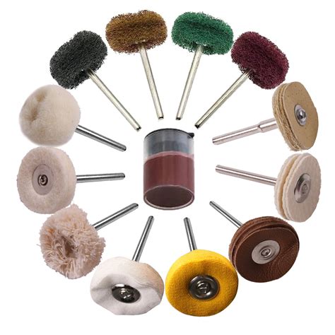 Polishing Buffing Wheel For Dremel Rotary Tool Accessories Cotton Wool Felt Jewelry Buffing ...