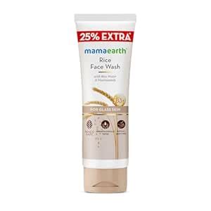 Mamaearth Rice Face Wash With Rice Water & Niacinamide for Glass Skin ...