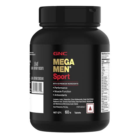 Buy GNC Mega Men Sport Multivitamin Tablets Online | GNC® India