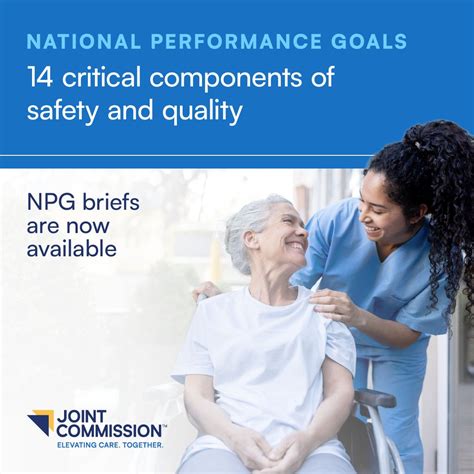 Joint Commission introduces 14 National Performance Goals for patient ...