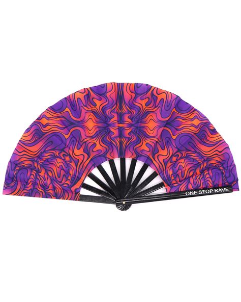 11-inch Mini Bamboo Hand Fans | Rave and Festival Fan | One Stop Rave