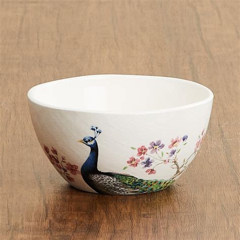Buy Moksha Peacock Print Cereal Bowl from Home Centre at just INR 499.0