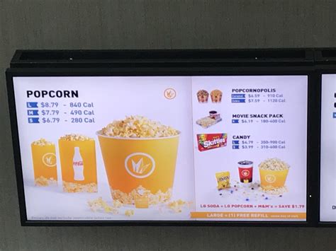 Menu Popcorn Cinema at Randall Graves blog