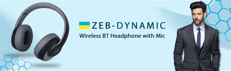 ZEBRONICS Zeb-Dynamic with Bluetooth Supporting Headphone, Aux Input ...